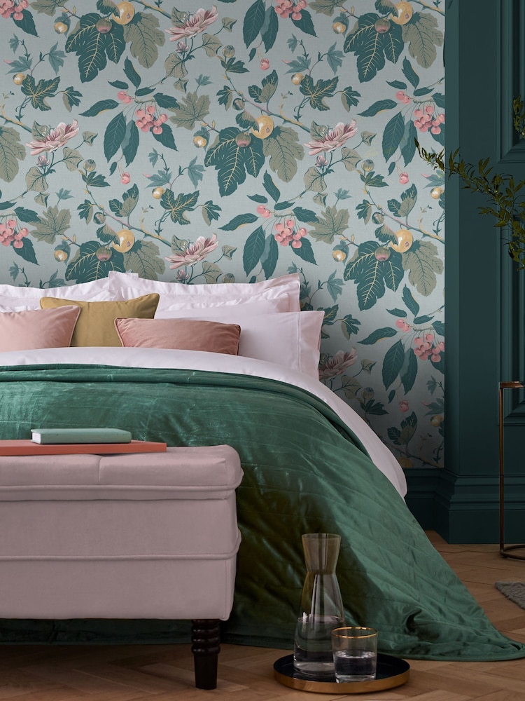 Graham & Brown Sky Blue Craftwork Trail 10M Wallpaper - Image 1 of 4