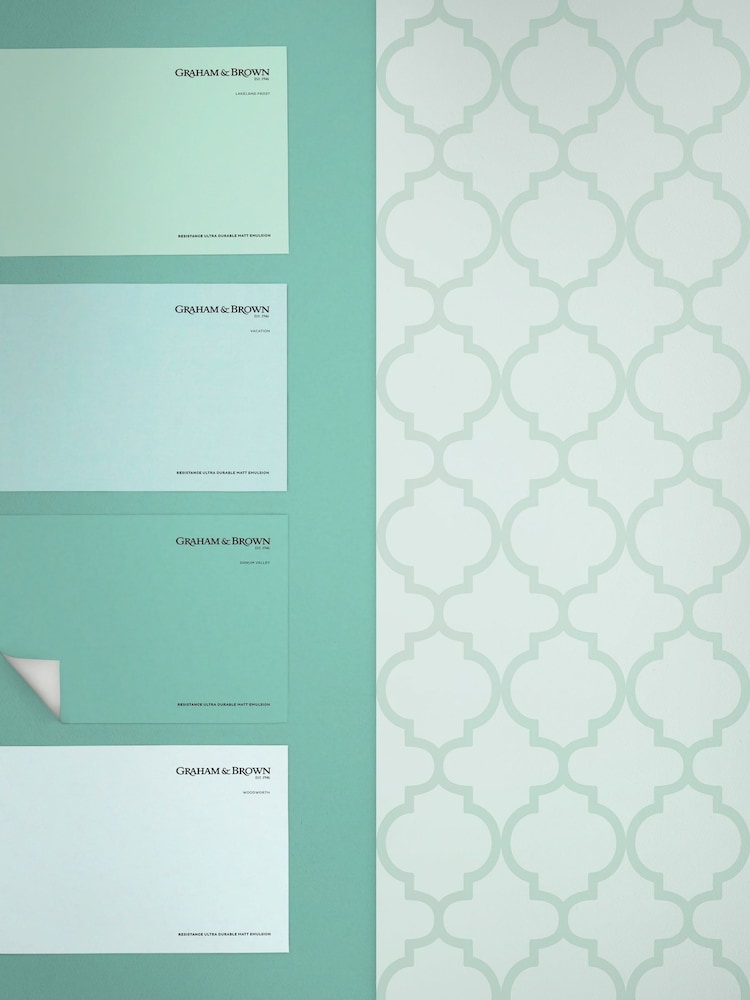 Graham & Brown Sky Trellia 10M Wallpaper - Image 4 of 4