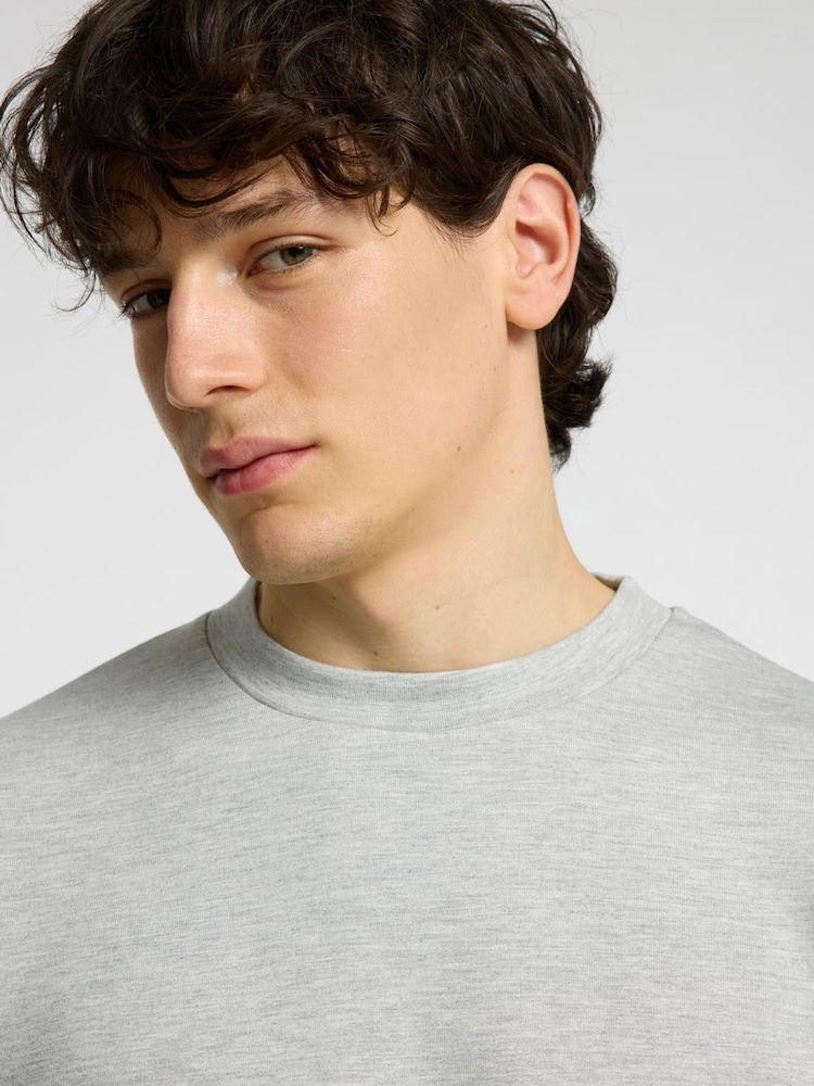 Selected Homme Grey Crew Neck Sweater - Image 2 of 4 Selected Homme Grey Crew Neck Sweater - Image 2 of 4