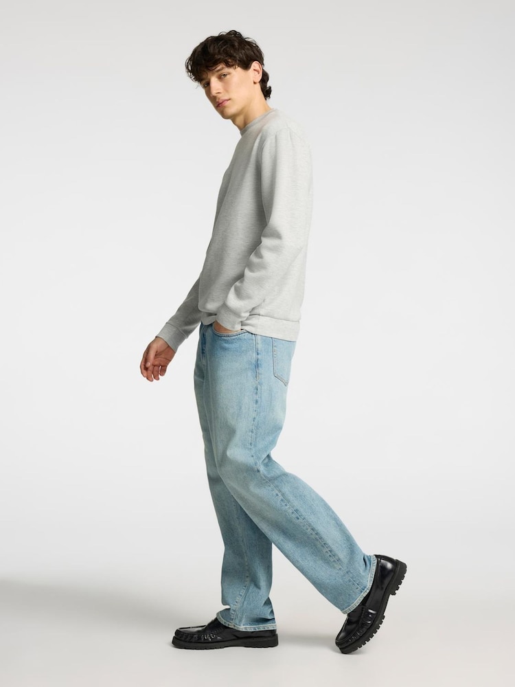 Selected Homme Grey Crew Neck Sweater - Image 4 of 4 Selected Homme Grey Crew Neck Sweater - Image 4 of 4