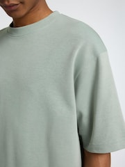 Selected Homme Green Short Sleeve Crew Neck T-Shirt - Image 2 of 4