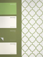 Graham & Brown Green Trellia A4 Wallpaper Sample - Image 3 of 4