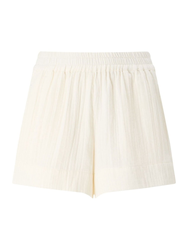 KBX White Annie Cheesecloth Shorts - Image 6 of 6