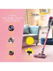 Swan Pink TV's Queen of Clean Cordless Stick Vacuum - Image 2 of 6