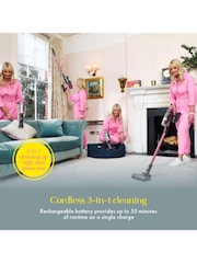 Swan Pink TV's Queen of Clean Cordless Stick Vacuum - Image 3 of 6