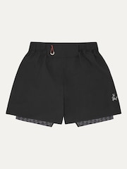Sealskinz Mens Neatishead Quick Dry Running Black Shorts With Under Short - Imagen 2 de 2