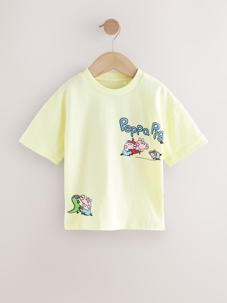 Yellow Peppa Pig Short Sleeve T-Shirt (3mths-7yrs) - Image 1 of 4