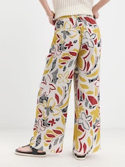 JD Williams Red Linen Wide Leg Trousers - Image 4 of 4