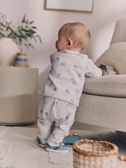 Blue Lion Top and Leggings Baby Set (0mths-2yrs) - Image 3 of 16