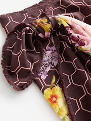 B by Ted Baker Ecru/Suklaa Geo Kukallinen -peitteet - Kuva 6 / 9