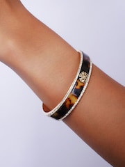 Lauren Ralph Lauren Gold Tone Crest Bangle Bracelet - Image 2 of 2