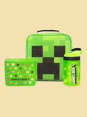 Vanilla Underground Green Boys Minecraft Lunch Bag Bottle and Snack Pot - Image 6 of 6