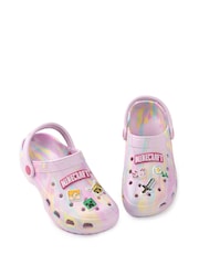 Vanilla Underground Purple Girls Minecraft Clogs - Image 1 of 6