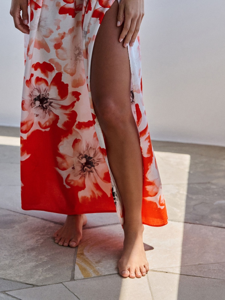 Buy B by Ted Baker Floral Linen Blend Beach Dress from Next Mexico