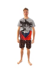 Vanilla Underground Grey Mens Dragon Ball Z Goku Short Sleeve Long Leg Pyjamas Set - Image 6 of 6