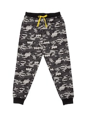 Vanilla Underground Black Mens DC Comics Batman Short Sleeve Long Leg 100% Cotton Pyjamas Set - Image 3 of 6