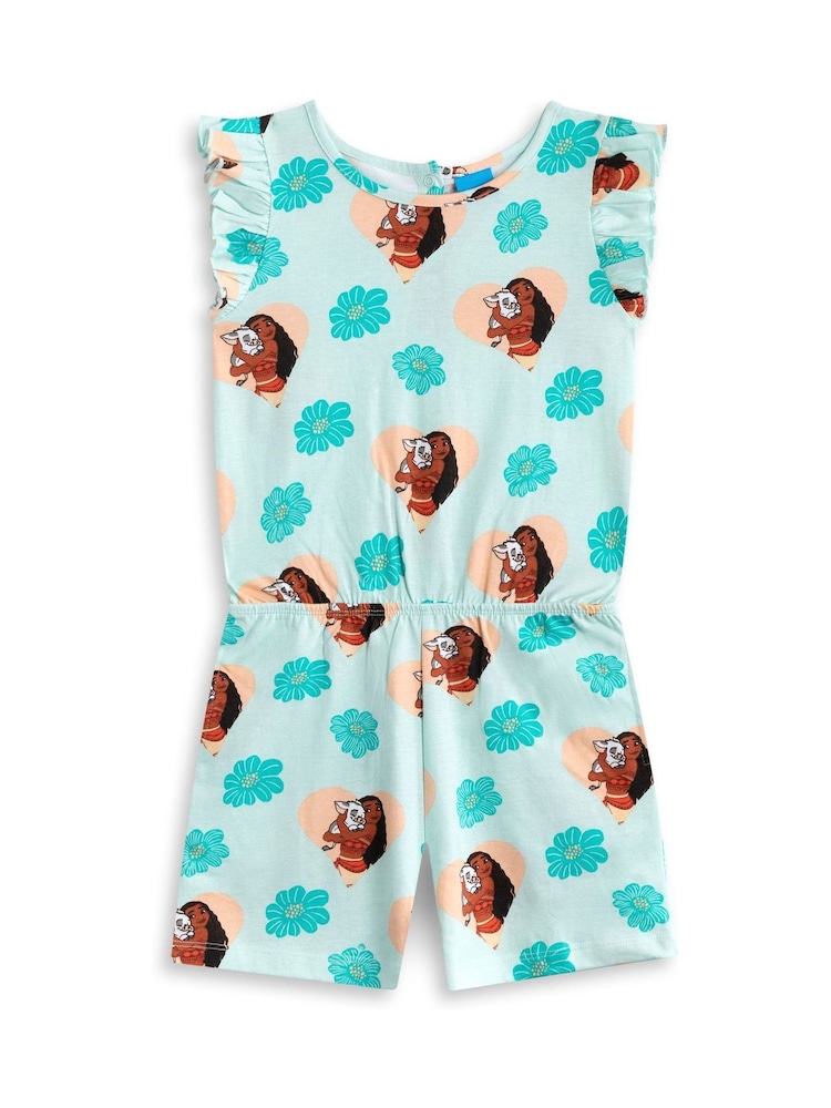 Vanilla Underground Girls Disney Moana Sleeveless Playsuit - Bild 1 von 6