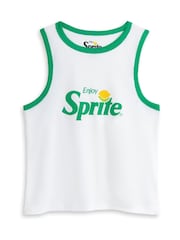 Vanilla Underground Green Womens Sprite Vest and Shorts Pyjamas Set - Image 2 of 6