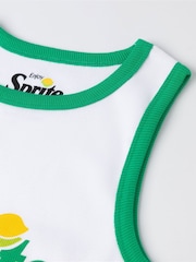 Vanilla Underground Green Womens Sprite Vest and Shorts Pyjamas Set - Image 5 of 6