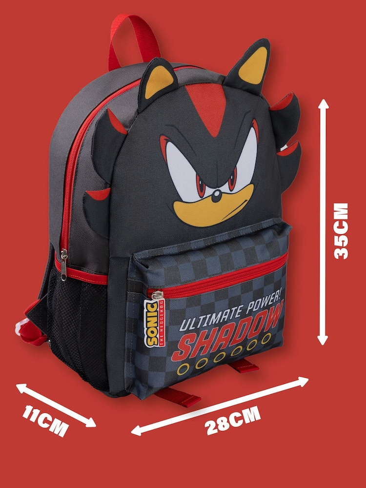 Vanilla Underground Grey Kids Sonic the Hedgehog Shadow Grey Backpack - Image 6 of 6