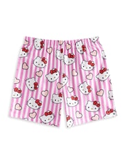 Vanilla Underground Pink Hello Kitty Girls Short Sleeve Short Leg 100% Cotton Pyjamas Set Multipack of 2 - Image 4 of 7