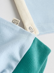 أزرق ـ طبعة Milk Club - طقم سويت شيرت وشورت للبيبي (0شهور-2سنوات) - صورة 13 من 14