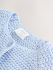 Blue Peplum Baby Knitted Cardigan (0mths-2yrs) - Image 4 of 8