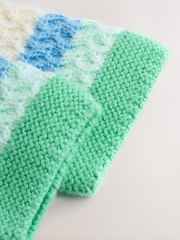 Multi Pastel Crochet Animal Knitted Baby Cardigan (0mths-2yrs) - Image 5 of 7