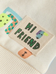 طبعة كلب أزرق - طقم من 6 قطع من سويت شيرت وبنطلون رياضي للبيبي (0 شهر - 3 سنوات) - صورة 12 من 16