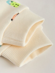 طبعة كلب أزرق - طقم من 6 قطع من سويت شيرت وبنطلون رياضي للبيبي (0 شهر - 3 سنوات) - صورة 13 من 16