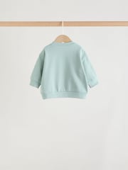 طبعة كلب أزرق - طقم من 6 قطع من سويت شيرت وبنطلون رياضي للبيبي (0 شهر - 3 سنوات) - صورة 8 من 16