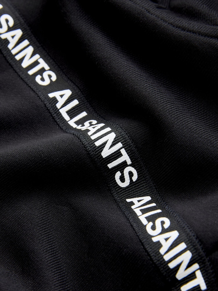 smALLSAINTS Black Logo Tape Oversized Pullover Hoodie - Image 10 of 10