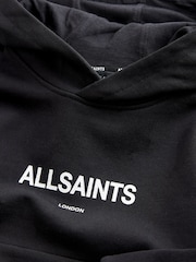 smALLSAINTS Black Logo Tape Oversized Pullover Hoodie - Image 9 of 10