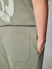 smALLSAINTS Khaki Green Orlando T-Shirt and Sweat Shorts Set - Image 8 of 14