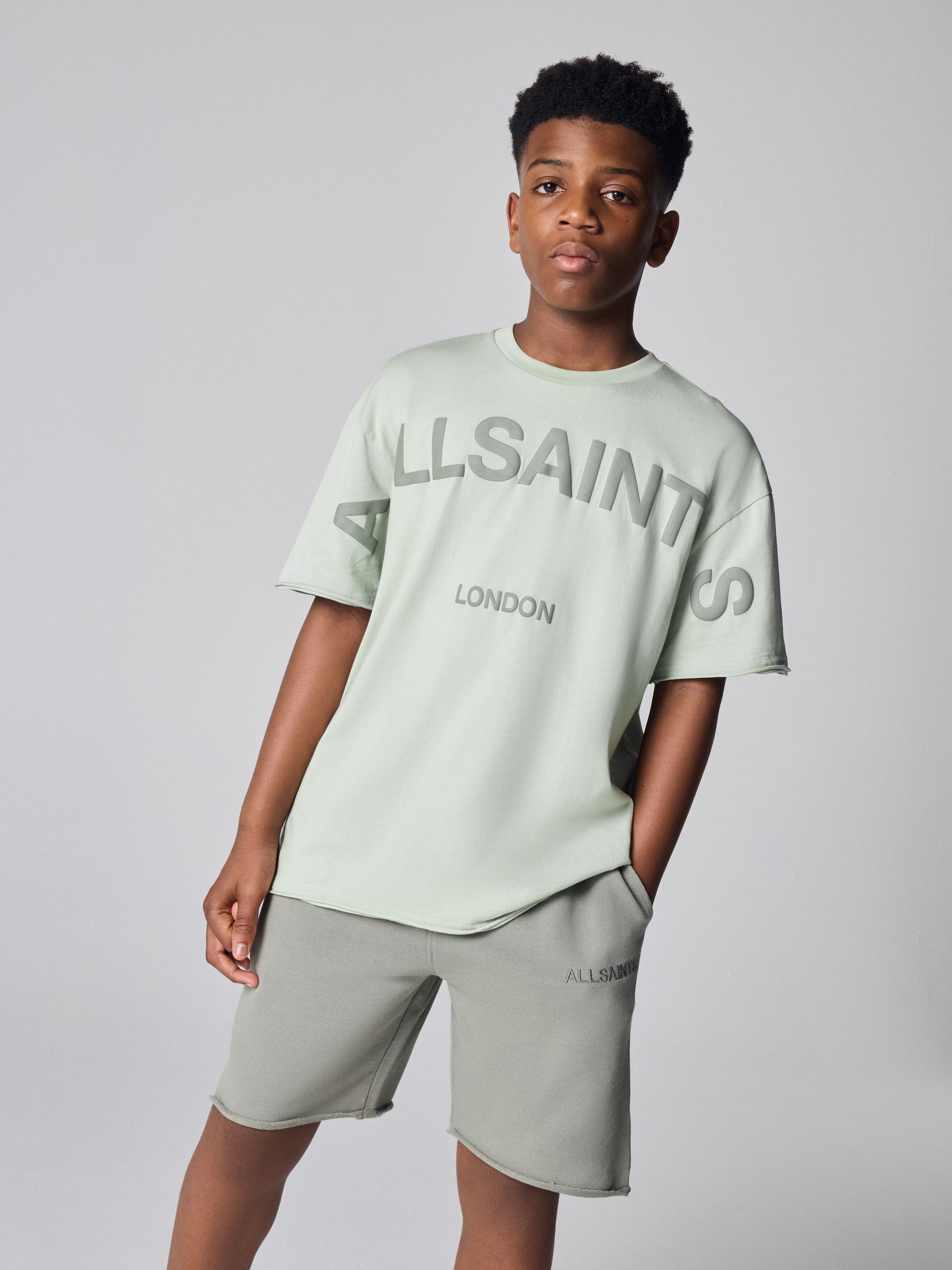 Buy smALLSAINTS Light Green Biggy Oversized T-Shirt and Sweat