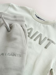 smALLSAINTS Light Green Biggy Oversized T-Shirt and Sweat Shorts Set - Image 15 of 15