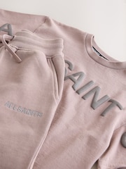 smALLSAINTS Washed Pink Biggy Oversized T-Shirt and Sweat Shorts Set - Image 11 of 15