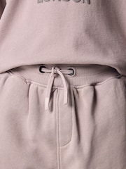 smALLSAINTS Washed Pink Biggy Oversized T-Shirt and Sweat Shorts Set - Image 8 of 15