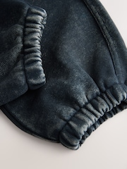 smALLSAINTS Washed Black Orlando Barrel Leg Joggers - Image 3 of 5