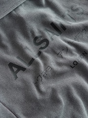 smALLSAINTS Washed Black Underground Waffle Polo Shirt and Short Set - Image 14 of 15