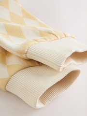 Žlutá Harlequin - Teplákový overal pro miminka (0měsíců -3let) - Obrázek 12 z 13