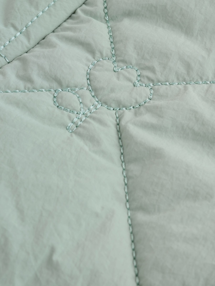 Sage Green Tulip Quilted Nylon Baby Jacket (0mths-2yrs) - Image 11 of 11 Sage Green Tulip Quilted Nylon Baby Jacket (0mths-2yrs) - Image 11 of 11