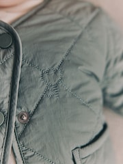 Salvie Grønn - Tulip vattert nylonbabyjakke (0mnd.–2år) - Bilde 4 av 11