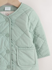 أخضر فاتح - سترة Tulip نايلون مبطّنة للأطفال الرضع (0 شهر - 2 سنتين) - صورة 7 من 11