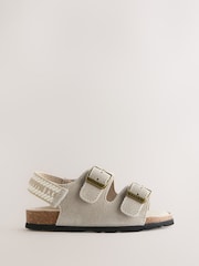 Baker by Ted Baker Double Strap Footbed Sandals - Image 2 of 5