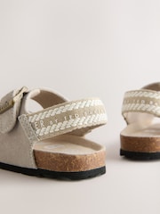 Baker by Ted Baker Double Strap Footbed Sandals - Image 4 of 5