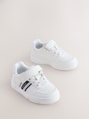 Baker by Ted Baker Branded Tape Chunky White Trainers - Image 2 of 5
