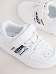 Baker by Ted Baker Branded Tape Chunky White Trainers - Image 3 of 5