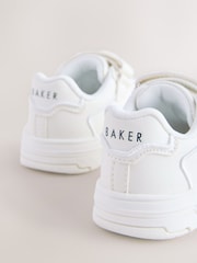 Baker by Ted Baker Branded Tape Chunky White Trainers - Image 4 of 5