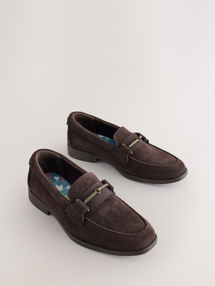 Baker by Ted Baker Smart Chocolate Brown Loafers - Image 1 of 7